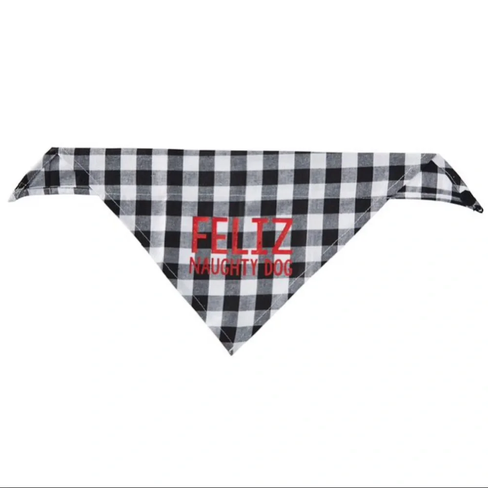 Mud Pie Howl-iday Bandana Collar